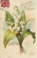 FANTAISIE - Souvenir De Printemps - Fleurs - Carte Postale Ancienne - Altri & Non Classificati