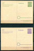 Zone Soviétique D'Occupation - Provinz Sachen-Anhalt - Ganzsache Michel P9 Et 10 - Postal  Stationery