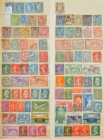 O Franciaország 1876-2000 Tartalmas Gyűjtemény 22 Lapos A4-es Abria Berakóban - Other & Unclassified