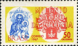 170640 MNH BRASIL 1967 MILENARIO DE POLONIA - Ungebraucht