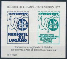 ** Regiofil XII. Lugano Emlékív - Other & Unclassified