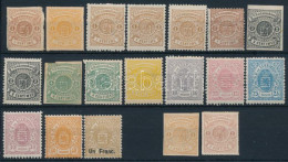 **, (*), * Luxemburg 19 Klasszikus Bélyeg, Mindössze 2 Gumi Nélküli / 19 Classic Stamps, Only 2 Without Gum - Sonstige & Ohne Zuordnung