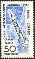 170644 MNH BRASIL 1967 DIA DE LA METEOROLOGIA MUNDIAL - Ungebraucht