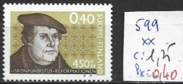 FINLANDE 599 ** Côte 1.25 € - Unused Stamps