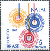 170751 MNH BRASIL 1967 NAVIDAD - Unused Stamps