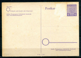 Zone Soviétique D'Occupation - Provinz Sachen-Anhalt - Ganzsache Michel P10 - Enteros Postales