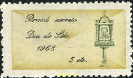 170821 MNH BRASIL 1968 DIA DEL SELLO - Ungebraucht