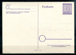 Zone Soviétique D'Occupation - West-Sachsen - Ganzsache Michel P17 - Postal  Stationery