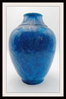 Vase En Céramique Bleue De Edmond Lachenal - #AffairesConclues - Vasi