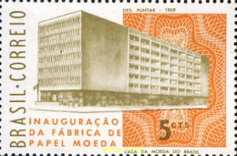 170934 MNH BRASIL 1969 INAGURACION DE LA NUEVA IMPRENTA DE LA MONEDA - Ungebraucht