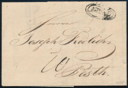 1838 Levél 10kr Portóval "ARAD" - Pesth - Otros & Sin Clasificación