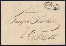 1838 Levél 10kr Portóval "ARAD" - Pesth - Other & Unclassified
