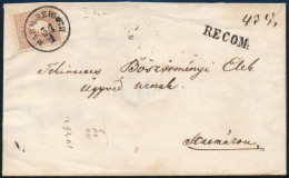 1858 2 X 10kr Ajánlott 2. Súlyfokozatú Levélen / On Registered 2nd Weight Class Cover "MARM.SZIGETH" - Otros & Sin Clasificación