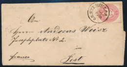 1866 5kr Franco Levélen / On Franco Cover "GR.SZT.MIKLÓS" - Pest - Autres & Non Classés