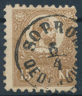 O 1871 Kőnyomat 15kr Képbe Fogazva (35.000) / Mi 5 Shifted Perforation "SOPRON / OEDENBU(RG)" - Other & Unclassified