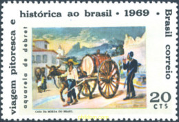 170974 MNH BRASIL 1969 ACUARELA - Ungebraucht