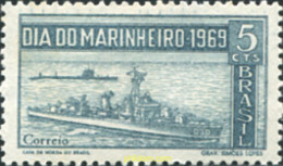 170984 MNH BRASIL 1969 DIA DE LA MARINA - Ungebraucht