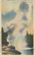 Riverside Geyser, Ht. 100 Ft., Yellowstone National Park, Wyoming - Yellowstone