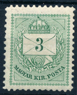 ** 1874 3kr 11 1/2 Fogazással (gumihibák) / Mi 16 B (gum Disturbances) - Other & Unclassified