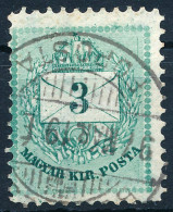 O 1881 3kr II. "B" 11 1/2-es Fogazás - Altri & Non Classificati