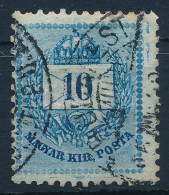O 1881 "E" 10kr Lemezhibákkal - Other & Unclassified