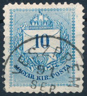 O 1881 10kr II. "B" 11 1/2-es Fogazás - Other & Unclassified