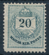 * 1881 20kr "B" - Other & Unclassified