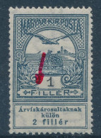 ** 1913 Árvíz (I.) 1f Az F Betű Után Pont - Other & Unclassified