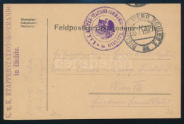 1915 Tábori Posta Levelezőlap / Field Postcard "K.u.k. MILITAR STATIONS COMMANDO In BIELITZ" - Otros & Sin Clasificación