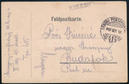 1917 Tábori Posta Levelezőlap / Field Postcard "TP 415" - Altri & Non Classificati