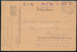 1917 Tábori Posta Levelezőlap "MITROVICA Am KOSOVO" - Autres & Non Classés