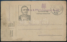 1918 Tábori Posta Levelezőlap "K.u.k. Pferdefeldspital Nr. 48." - Andere & Zonder Classificatie