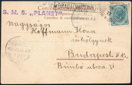 1902 Képeslap 5h Bérmentesítéssel Budapestre "S.M.S. PLANET" - Other & Unclassified
