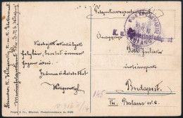 1916 Tábori Posta Képeslap "S.M.S. WILDFANG" - Other & Unclassified