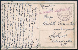 1917 Tábori Posta Képeslap "S.M. Dampfer Cirkvenica" - Sonstige & Ohne Zuordnung