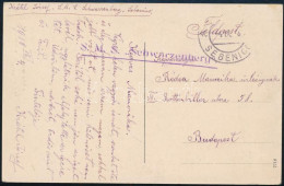 1918 Tábori Posta Képeslap "S.M.S. Schwarzenberg" - Sonstige & Ohne Zuordnung