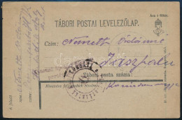 1918 Tábori Posta Levelezőlap Kórházból Küldve - Autres & Non Classés