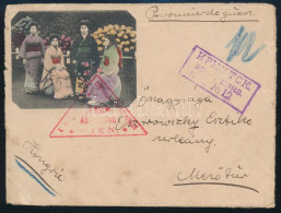 ~1918 Távol-keletei Hadifogoly Levél Teljes Tartalommal Mezőtúrra. Rendkívül Ritka és érdekes Küldemény! / POW Cover Wit - Sonstige & Ohne Zuordnung