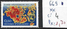 FINLANDE 669 ** Côte 4 € - Neufs