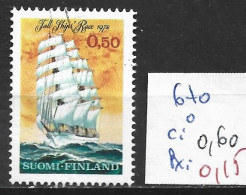 FINLANDE 670 Oblitéré Côte 0.60 € - Used Stamps