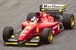 Voitures De Course F1 - Ferrari 412T1 (1994) - Pilote: Jean Alesi (F) - 15x10cms PHOTO - Grand Prix / F1