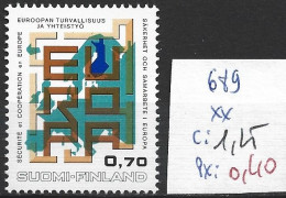 FINLANDE 689 ** Côte 1.25 € - Unused Stamps