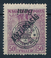 * Nagyvárad 1919 Zita /Köztársaság 50f Fordított Felülnyomással, Bodor Vizsgálójellel - Other & Unclassified