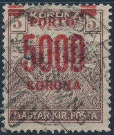 O 1921 Kisegítő Portó 5000K/5K Eltolódott Felülnyomással - Altri & Non Classificati