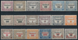 ** 1921 Hivatalos 18 Db Klf Bélyeg - Altri & Non Classificati