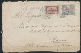 1921 Levél Előlap 3000K Bérmentesítéssel Rómába - Other & Unclassified