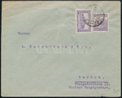 1923 Levél 850K Bérmentesítéssel Zürichbe - Altri & Non Classificati