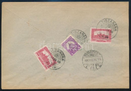 1926 Ajánlott Levél Vegyes Bérmentesítéssel / Registered Cover With Mixed Franking "TISZANÁNA" - Budapest - Sonstige & Ohne Zuordnung