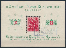 O 1938 ORBÉK Blokk Alkalmi Bélyegzéssel (6.000) - Other & Unclassified