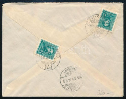 1936 Levél ELEK-SZEGED Vasúti Mozgóposta Bélyegzéssel / Cover With Railway Postmark - Sonstige & Ohne Zuordnung